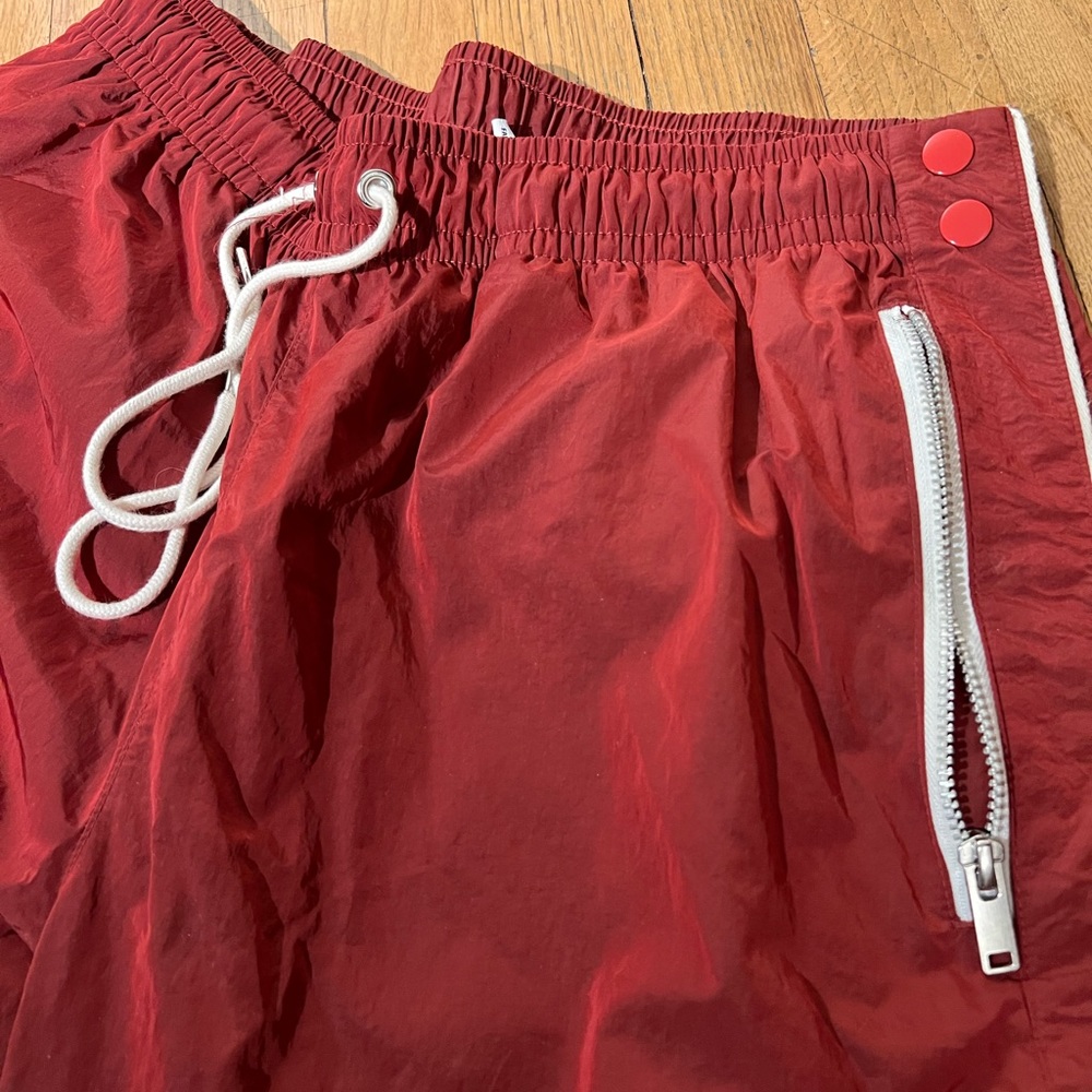 Red Nike Tearaway Track Pants